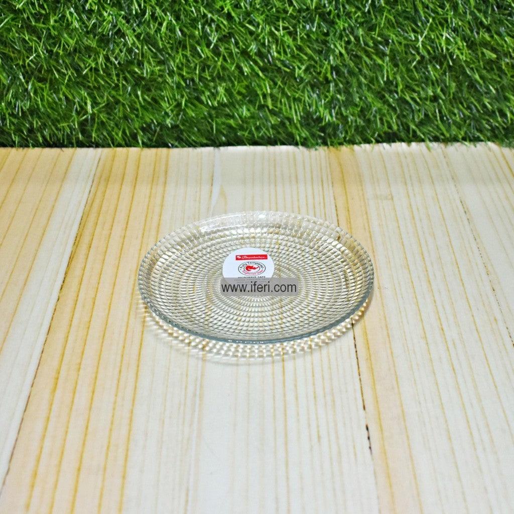 6 Pcs Glass Saucer Set CK0090 Price in Bangladesh - iferi.com