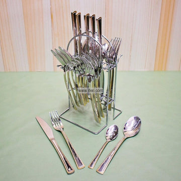 24 Pcs Stainless Steel Cutlery Set RH0230 Price in Bangladesh - iferi.com