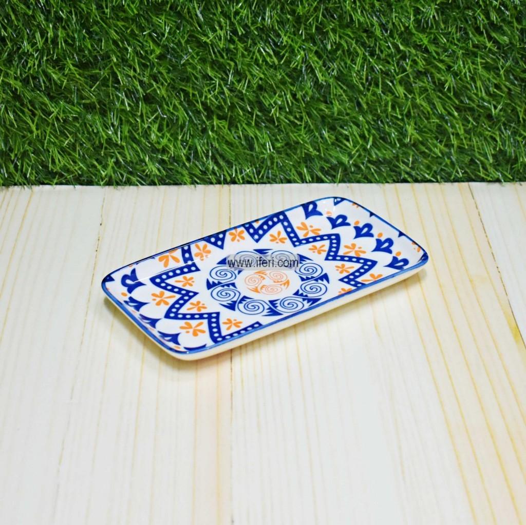 8 Inch Ceramic Kebab Serving Plate FH0516 Price in Bangladesh - iferi.com