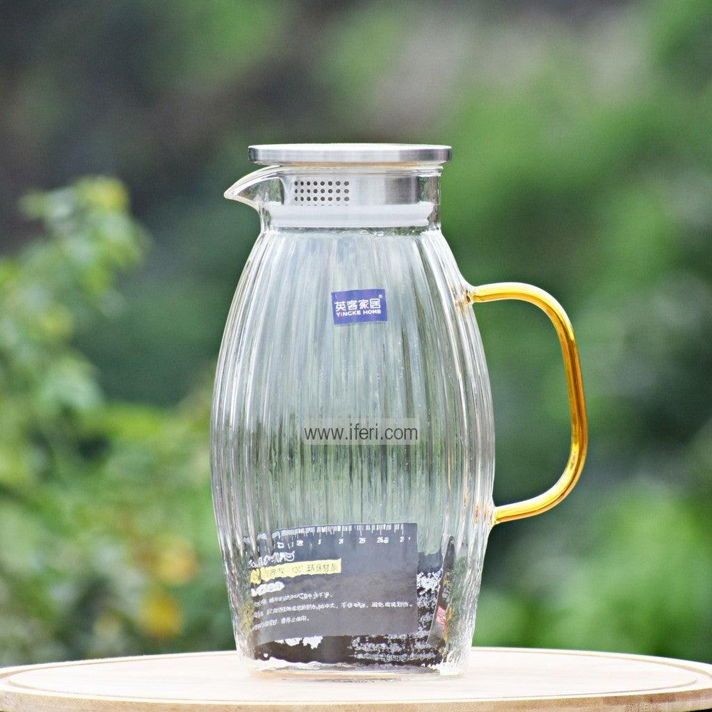 9.5 Inch Borosilicate Glass Water Juice Jug EB0615 Price in Bangladesh - iferi.com