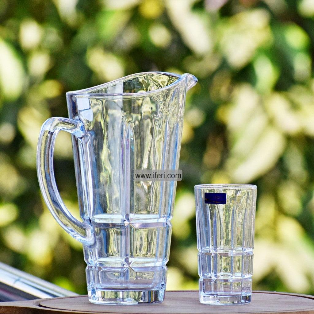 7 Pcs Glass Made Water Juice Jug & Glass Set UT8435 Price in Bangladesh - iferi.com