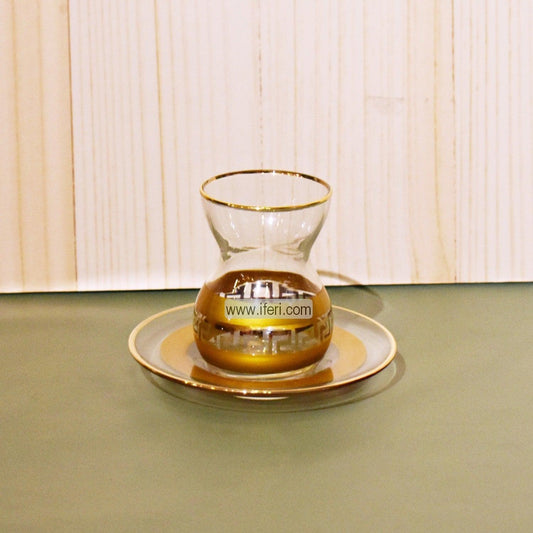 12 Pcs Exclusive Glass Turkish Tea Cup & Saucer Set GA2007 Price in Bangladesh - iferi.com