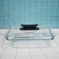 3 Liter Tempered Glass Casserole Without Lid UT4512 - Transparent Price in Bangladesh - iferi.com