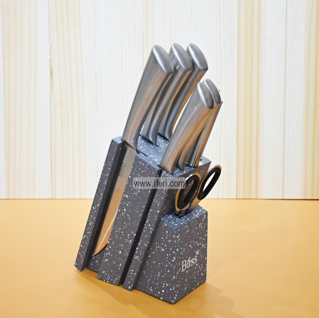 7 Pcs Knife Set with Wooden Holder TB8811 Price in Bangladesh - iferi.com