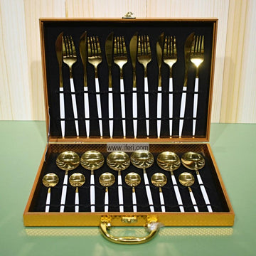 24 Pcs Stainless Steel Cutlery Set TB8863 Price in Bangladesh - iferi.com