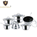 6 Pcs Stainless Steel Cookware Set with Lid KV6666 Price in Bangladesh - iferi.com
