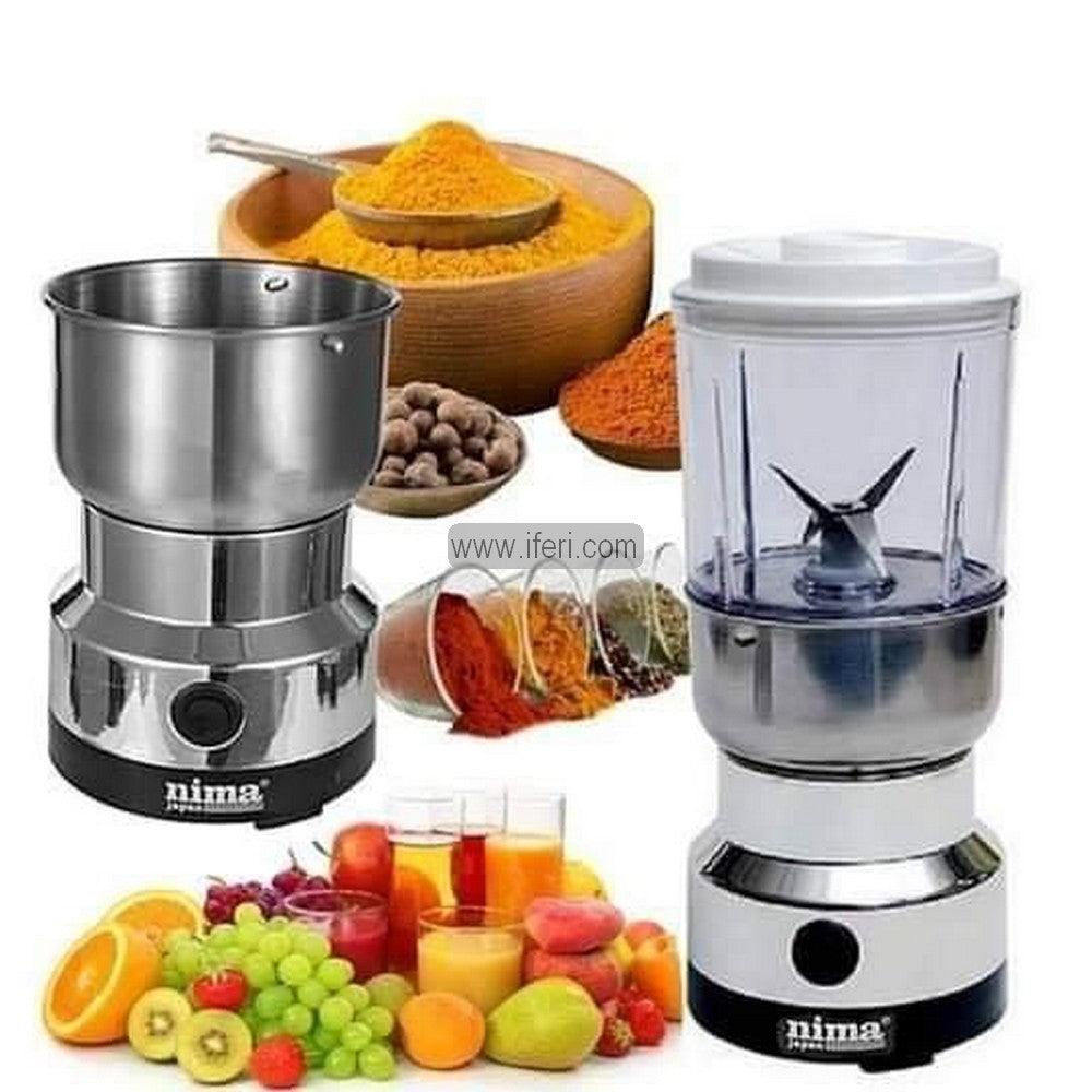 Nima 2 in 1 Spice Grinder, Blender and Juicer Mixer NM-8300 Price in Bangladesh - iferi.com